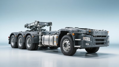 Which truck chassis suppliers for heavy haulage offer modular axle configurations for oversized load permits in the EU?