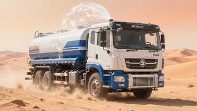 How SHACMAN F2000 6x4 Sprinkler performance changes in high-temperature logistics routes