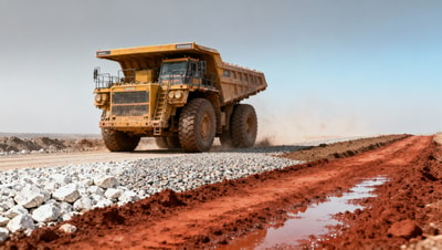 Mining truck tire life varies by 40% depending on haul road surface—data from 12 sites