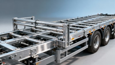 Flatbed trailer crossmember spacing impacts load distribution — not just structural strength