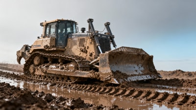 Why BULLDOZER for road construction often fails under wet clay conditions