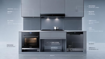 Smart kitchen appliances with hidden installation limits