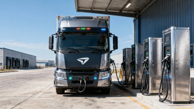 Commercial trucks manufacturer with electric models: Do their charging networks support third-party fleets?