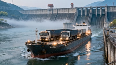 Yichang Yidu MSA Issues Orange Fog Warning, Affects Ro-Ro Vessel Transit at Three Gorges