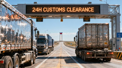 Manzhouli Highway Port 24-Hour Customs Clearance: +20.7% Heavy-Duty Truck Exports to Russia