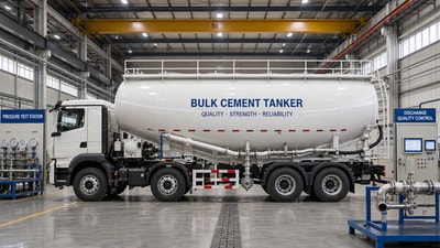 How a Truck Cement Manufacturer Controls Tank and Discharge Quality