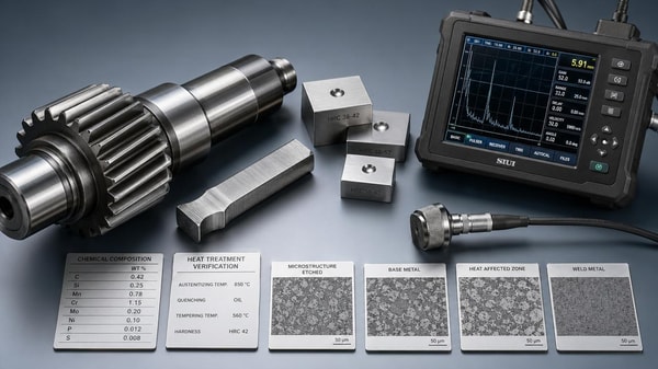 High Strength Steel Forgings: What Should Be Tested First?