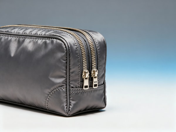 Custom makeup bags with dual-zippered compartments: how seam placement affects durability during daily transit