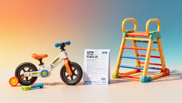 US CPSC Mandates Bilingual Warning Labels & ASTM F3493-25 Certification for Kids' Fitness Toys