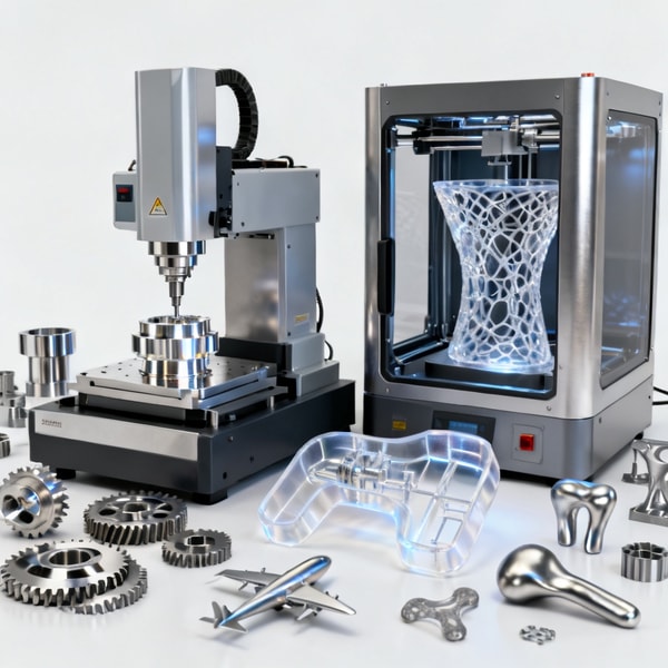 Metal 3D Printers vs CNC for Precision Parts