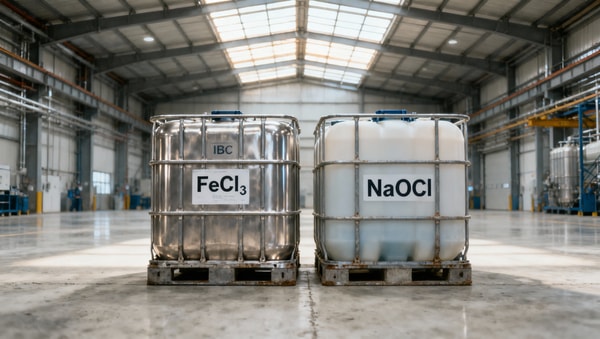 Inorganic chemicals for water treatment: The hidden reactivity risk in pH-shifted storage