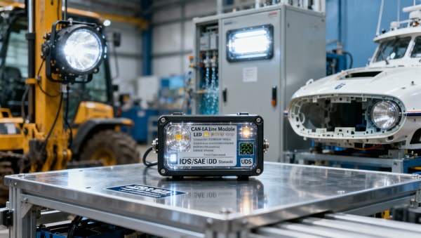 Car lighting with CAN bus compatibility listed—but silent error codes during firmware updates