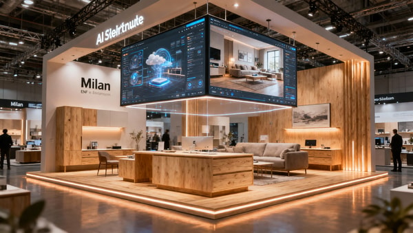 2026 Guangzhou Custom Home Exhibition Focuses on 'Customization + Good Houses', Milan Exhibition Booth Surrounded by Overseas Buyers, ENF Grade Panels and AI Design Cloud Platform Become the Core of Inquiries
