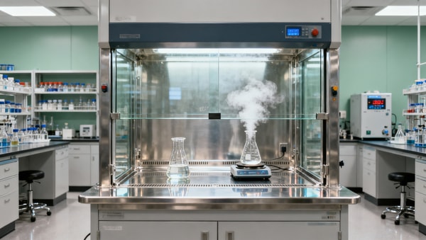 Chemical laboratory fume hood face velocity: Why 100 fpm still fails with volatile solvent workflows