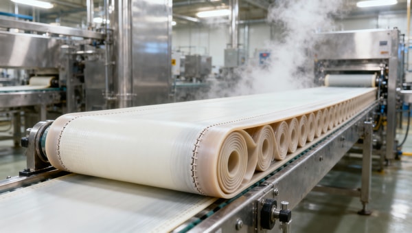 Synthetic rubbers approved for food-contact conveyor belts—why NSF listing doesn’t guarantee longevity