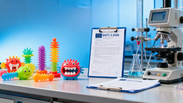 EU EN71-3:2026 Tightens Soluble Barium Limit to 5mg/kg, Impacting China's Soft Toy Exports