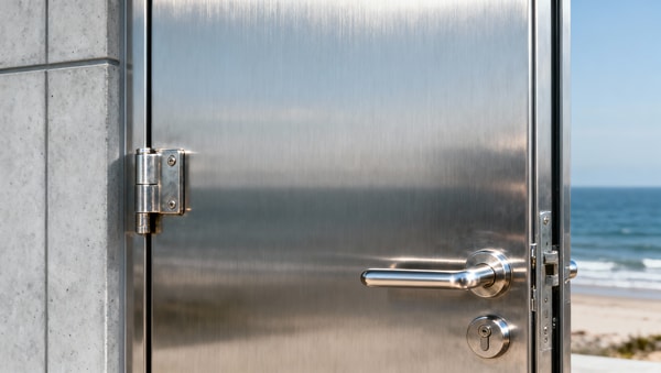 Door hardware finishes failing faster in coastal buildings — salt exposure vs. coating thickness