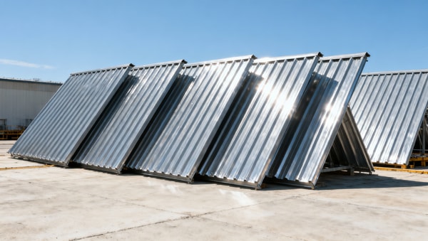 Corrugated steel roofing sheets that meet ASTM A653—but buckle under thermal cycling