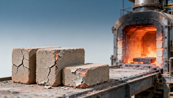 Refractory bricks that passed ASTM C43 refractoriness tests — but failed under thermal cycling
