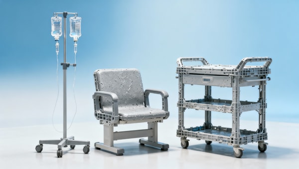 Hospital furniture made with recycled plastics: What’s the real impact on chemical leaching during sterilization?