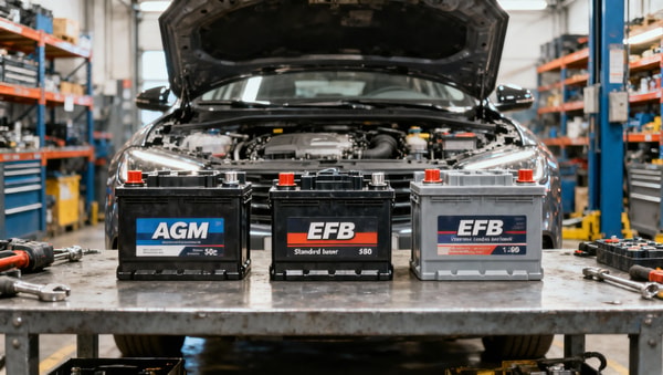 Car Batteries Price by Type: AGM, EFB or Standard