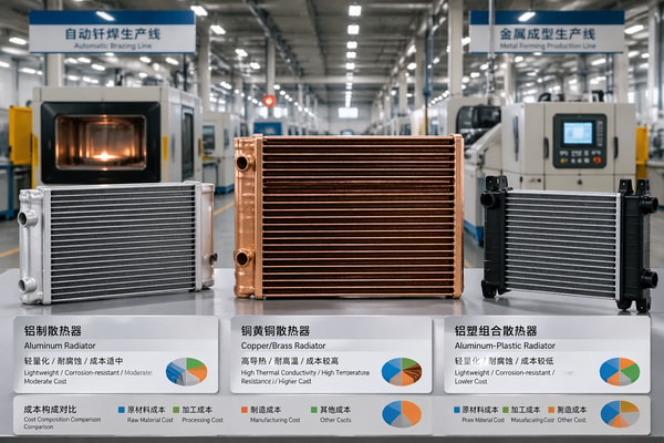 Radiators Cost by Material, Size, and Production Method