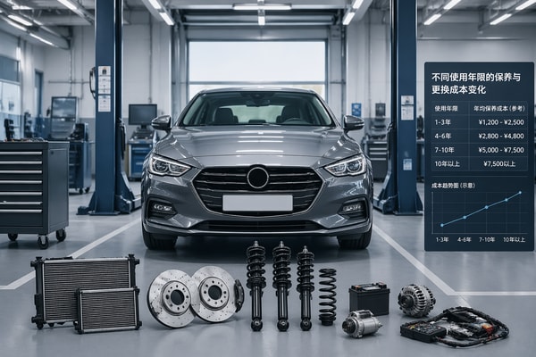 Why Car Maintenance Cost Changes So Much by Vehicle Age