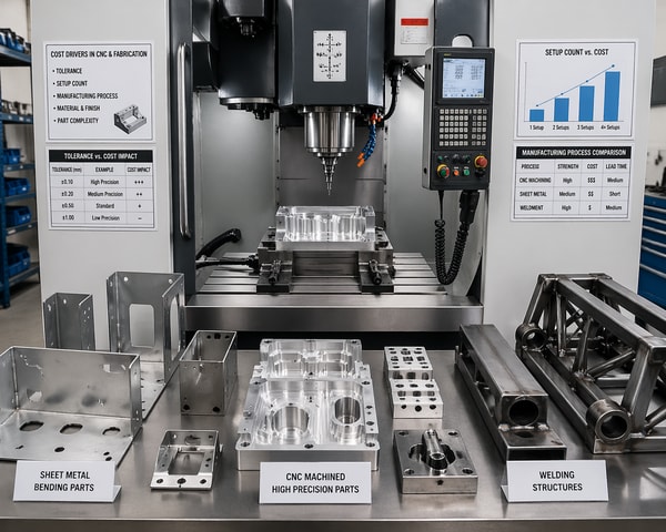 CNC Machining Cost Drivers Hidden in Tolerance and Setup