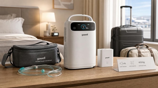 Portable oxygen concentrators are quieter now, but not always lighter
