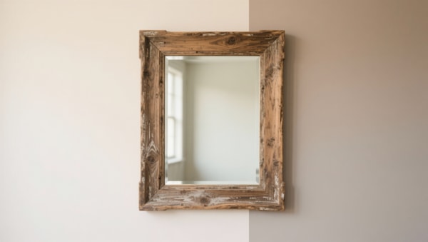 Can a Rustic Wood Framed Mirror for Farmhouse Interiors Pass ASTM D4236 Durability Testing?