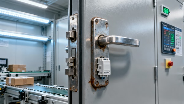 Industrial door locks failing stress tests after 18 months—not corrosion, but actuator creep