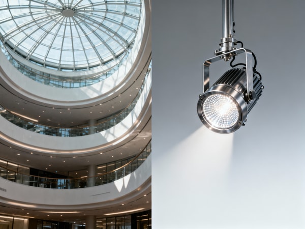 Architectural lighting fixtures passing photometric reports—but failing glare control in real-world atrium layouts