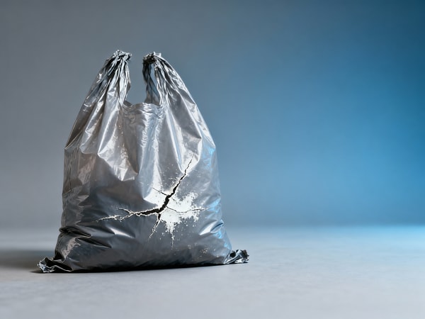 Biodegradable plastic bags passing EN13432—but failing under real retail storage conditions