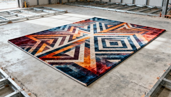Custom printed area rugs: When pixel-perfect designs get lost in dye-sublimation transfer