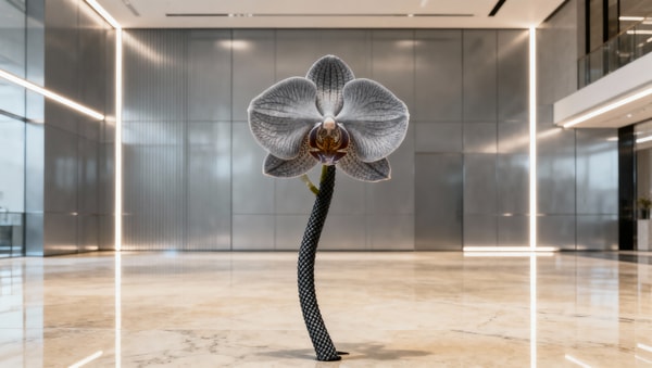 Artificial orchid plants: When realistic petal texture hides poor stem flexibility