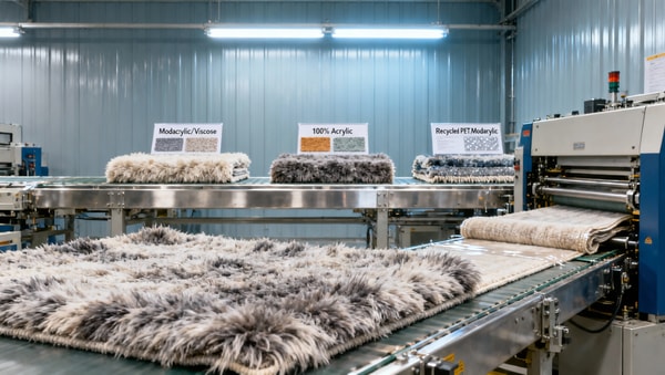 Wholesale shaggy faux fur rug shedding tests: Which fiber blends hold up after 300+ vacuum cycles?
