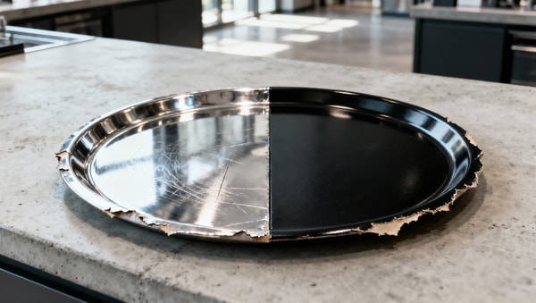 Decorative tray coatings: Why electroplated finishes chip faster than baked enamel on commercial countertops