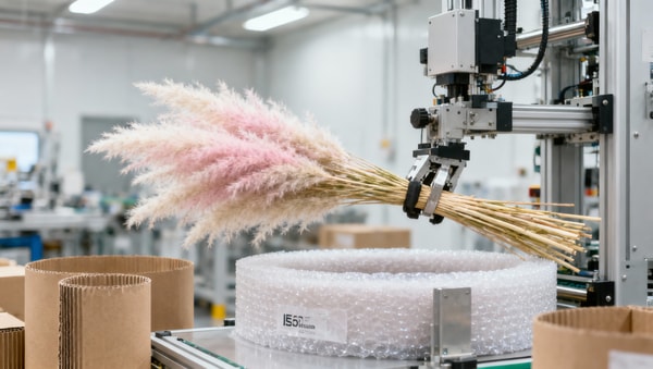 Pampas grass wholesale shipments arriving with 30% broken plumes — is it harvest timing or packing method?