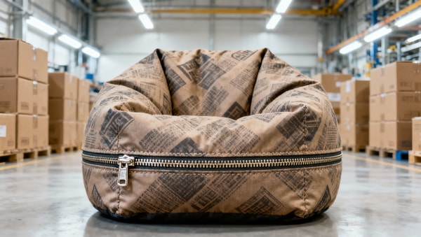 Wholesale bean bag chairs: Why zipper placement impacts both fill retention and reupholstery cost
