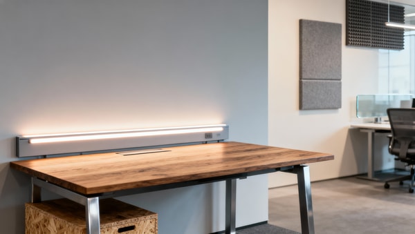Office lighting that reduces eye strain without cutting into dimming compatibility