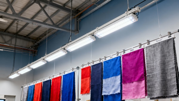 Sports lighting for textile studios: Are 5000K LEDs causing unintended metamerism in color matching?