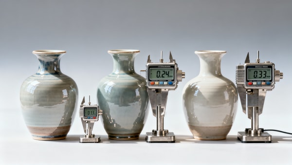 Ceramic flower vases wholesale: Does glaze thickness affect breakage during sea freight?