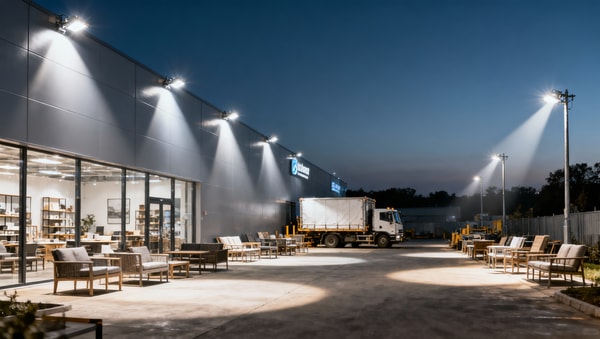Outdoor flood lights: what affects real nighttime coverage?