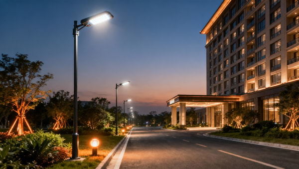 Outdoor Lighting LED vs Halogen for Large Exterior Spaces