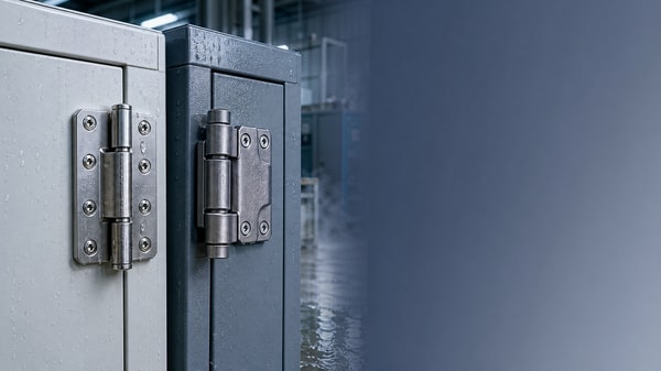 Heavy Duty Hinges Stainless Steel or Zinc for Wet Areas