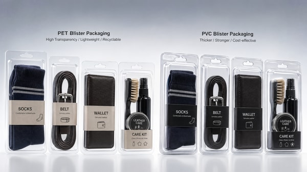 PVC Blister Packaging or PET for Better Shelf Presentation