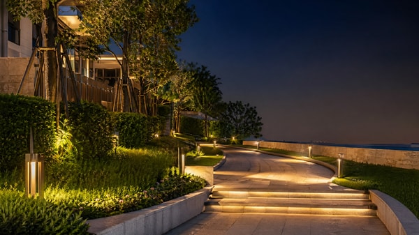 How bright should outdoor pathway lighting really be?