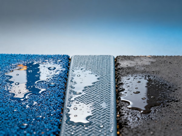 Sensory playground surfacing that meets ASTM F1292—yet fails dynamic load dispersion in wet conditions
