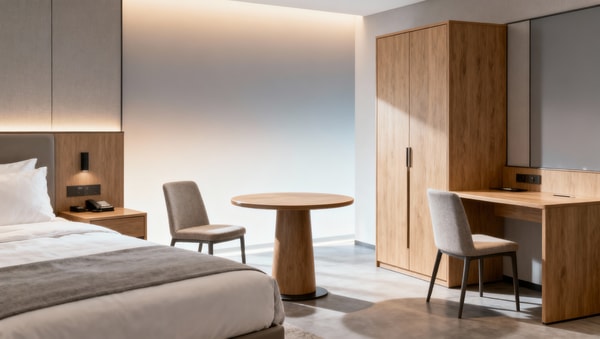 Hospitality furniture that supports faster room turnover