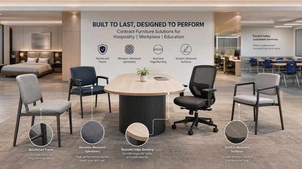 Contract furniture specs that reduce replacement cycles